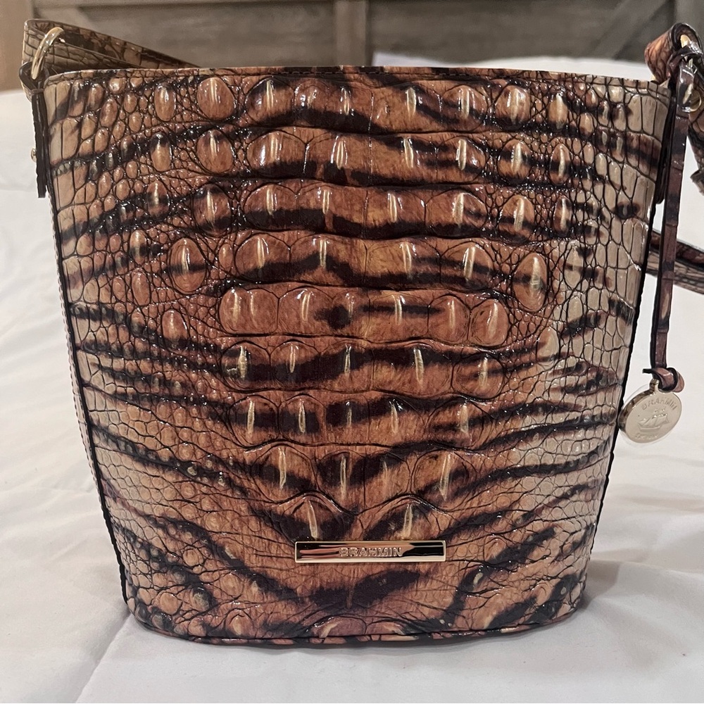 Brahmin Women's Mini Quinn Melbourne Crossbody, Toasted